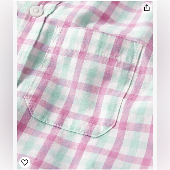 EUC Gymboree “Dad and Son” Matching Long Sleeve Button Up Shirts - Picture 5 of 5